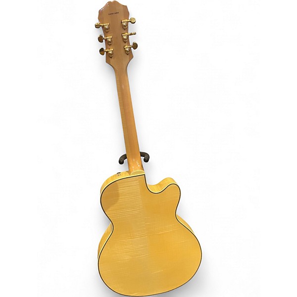 Used Epiphone Joe Pass Emperor II LH Natural Electric Guitar