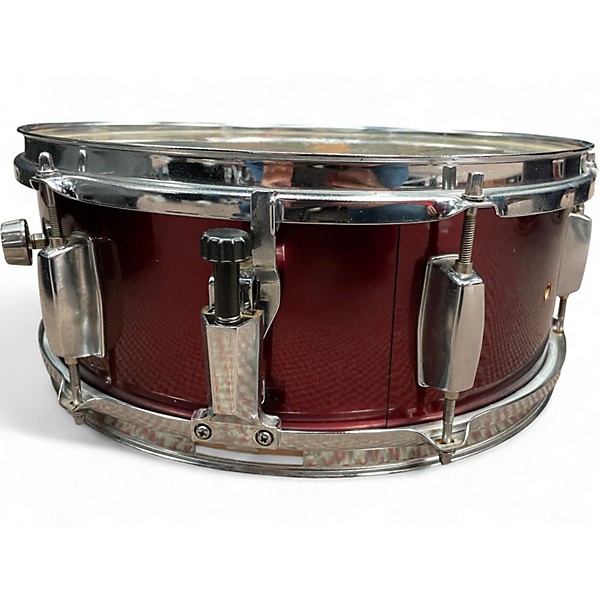 Used Drum Zone 5.5X14 SNARE Wine Red Drum