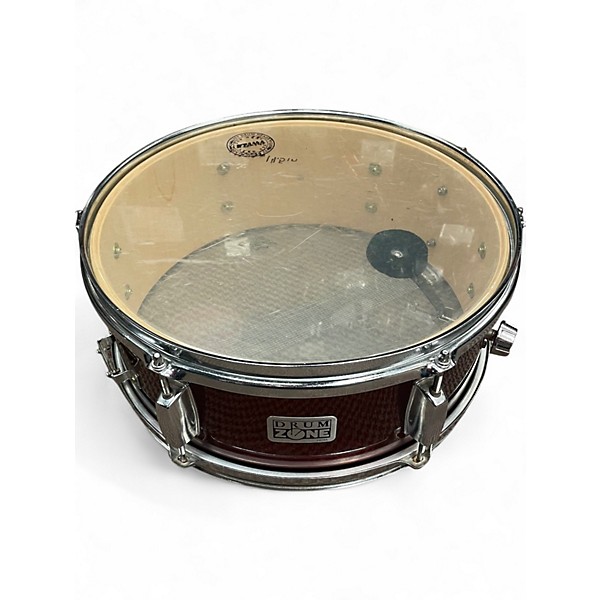 Used Drum Zone 5.5X14 SNARE Wine Red Drum
