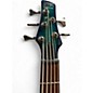 Used Ibanez SR755 5 String Blue Burst Electric Bass Guitar