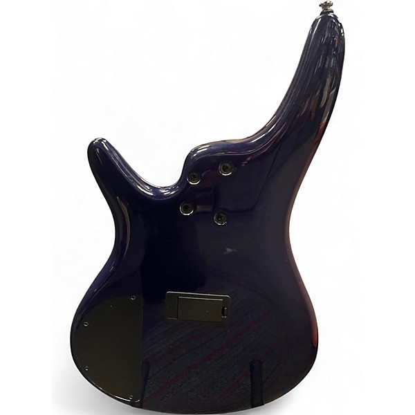 Used Ibanez SR755 5 String Blue Burst Electric Bass Guitar