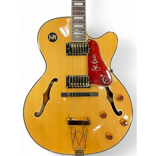 Used Epiphone Joe Pass Emperor II Natural Hollow Body Electric Guitar