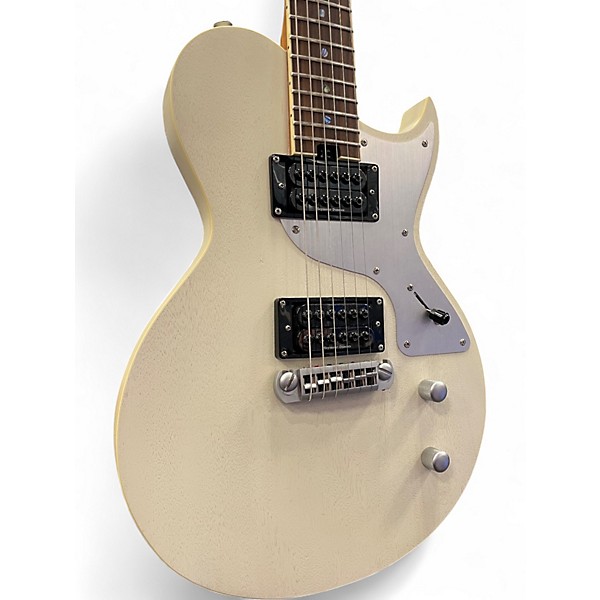 Used Aria brooklyn Pearl White Solid Body Electric Guitar