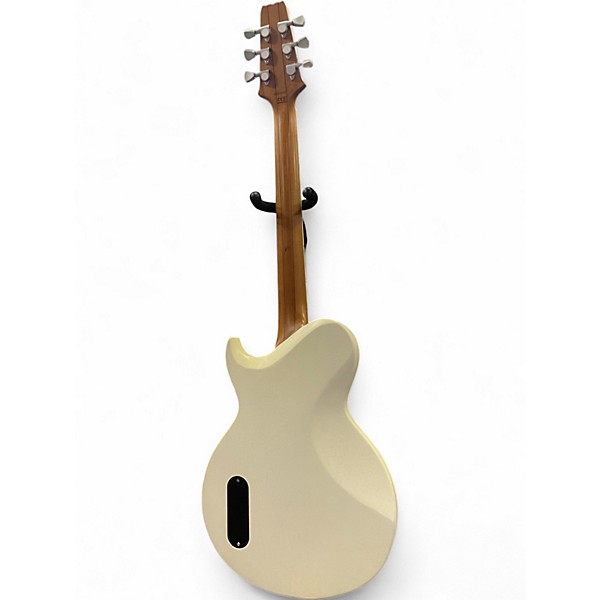 Used Aria brooklyn Pearl White Solid Body Electric Guitar