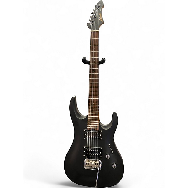 Used Aria mac-dlx Black Solid Body Electric Guitar