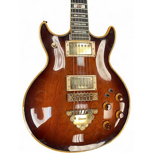 Vintage 1982 Ibanez Artist AR-305 Sunburst Solid Body Electric Guitar