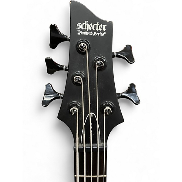 Used Schecter Guitar Research Stealth-5 Matte Black Electric Bass Guitar
