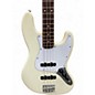 Used Fender Standard Jazz Bass Olympic White Electric Bass Guitar