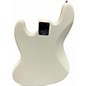 Used Fender Standard Jazz Bass Olympic White Electric Bass Guitar