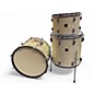Vintage 1960s Gretsch Drums 3 Piece broadkaster white marine pearl Drum Kit thumbnail