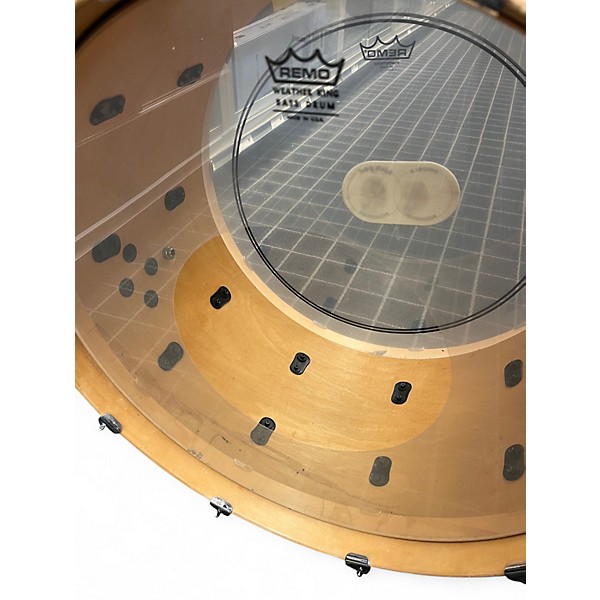 Used PRECISION DRUM CO 4 Piece PRECISION DRUM CO RED SPARKLE Drum Kit