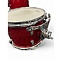 Used PRECISION DRUM CO 4 Piece PRECISION DRUM CO RED SPARKLE Drum Kit