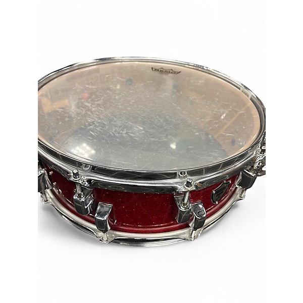 Used PRECISION DRUM CO 4 Piece PRECISION DRUM CO RED SPARKLE Drum Kit