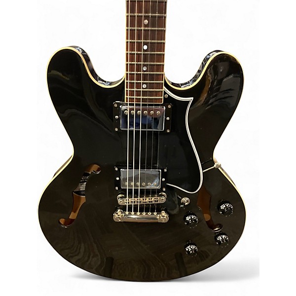 Used Heritage H535 Black Hollow Body Electric Guitar