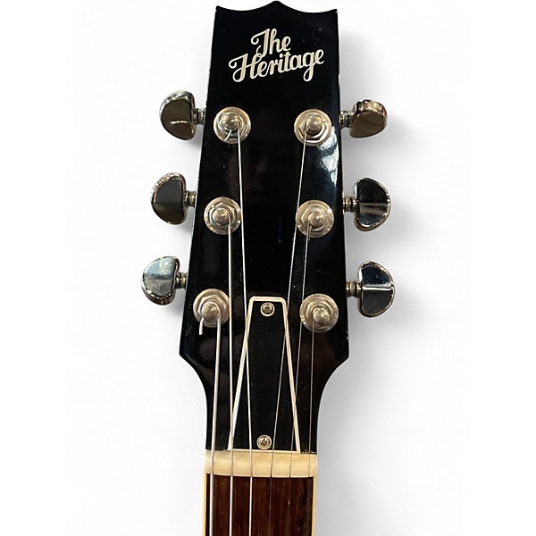 Used Heritage H535 Black Hollow Body Electric Guitar