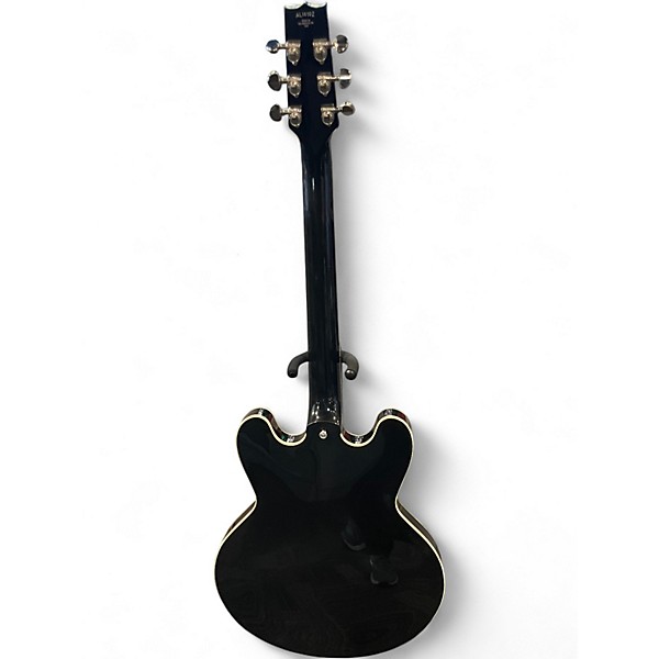 Used Heritage H535 Black Hollow Body Electric Guitar
