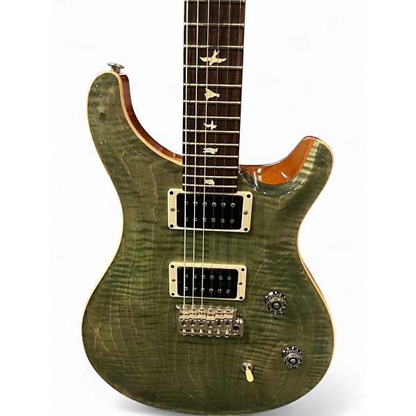 Used 2019 PRS CE24 Trampas Green Solid Body Electric Guitar