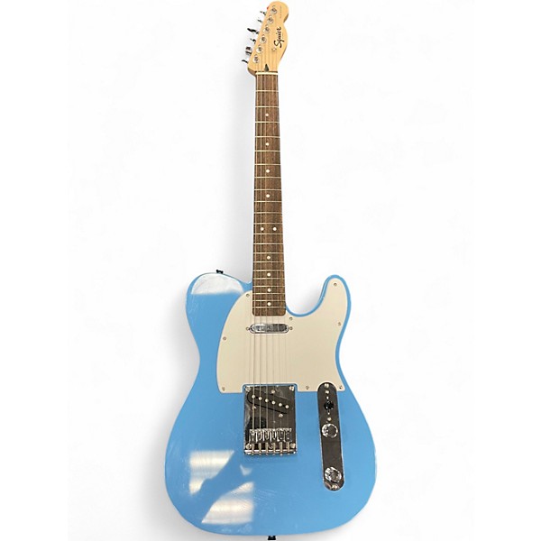 Used Squier Sonic Telecaster Califoria Blue Solid Body Electric Guitar