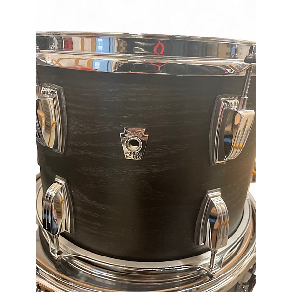 Used Ludwig 3 Piece CLASSIC OAK STAINED FLAT OAK Drum Kit