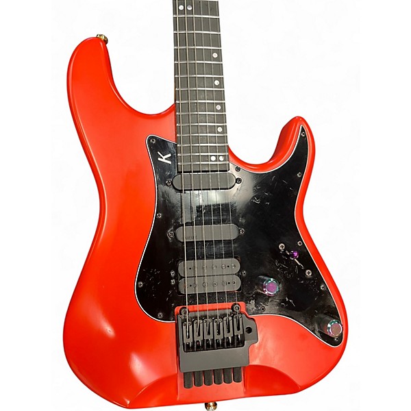 Used Kiesel delos headless racing red Solid Body Electric Guitar