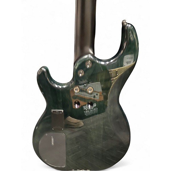 Used Yamaha BB734A TRANSPARENT GREEN Electric Bass Guitar