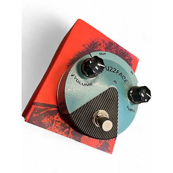 Used Dunlop Jimi Hendrix Fuzz Face Mini Turquoise Effect Pedal