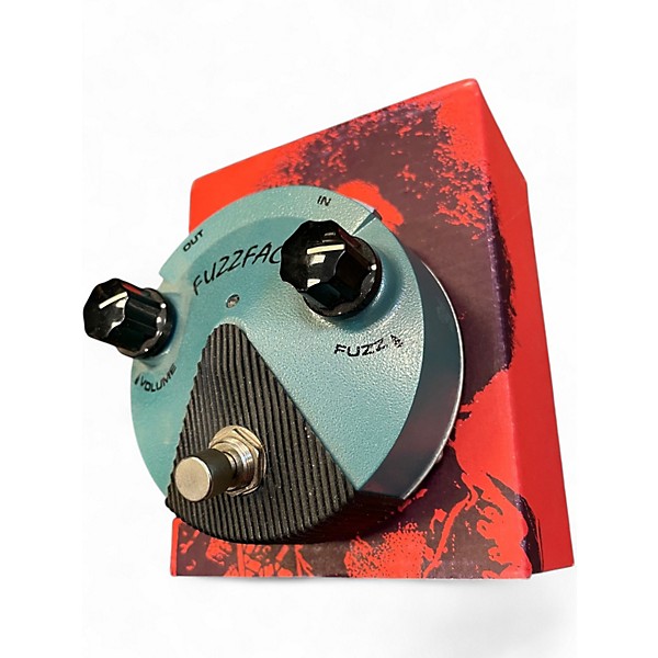 Used Dunlop Jimi Hendrix Fuzz Face Mini Turquoise Effect Pedal