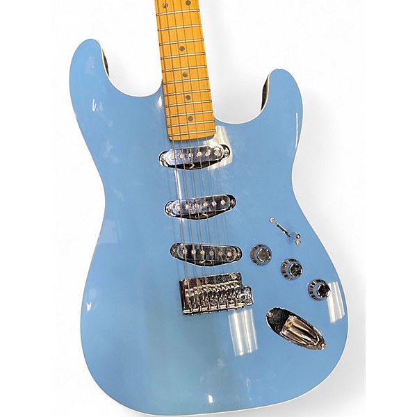 Used Fender Aerodyne Stratocaster California Blue Solid Body Electric Guitar