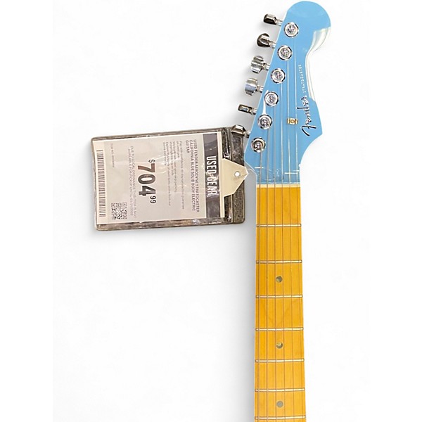 Used Fender Aerodyne Stratocaster California Blue Solid Body Electric Guitar