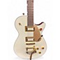 Used Gretsch Guitars lectromatic Pristine Jet Single-Cut Electric Guitar White Go WHITE GOLD Solid Body Electric Guitar