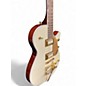 Used Gretsch Guitars lectromatic Pristine Jet Single-Cut Electric Guitar White Go WHITE GOLD Solid Body Electric Guitar