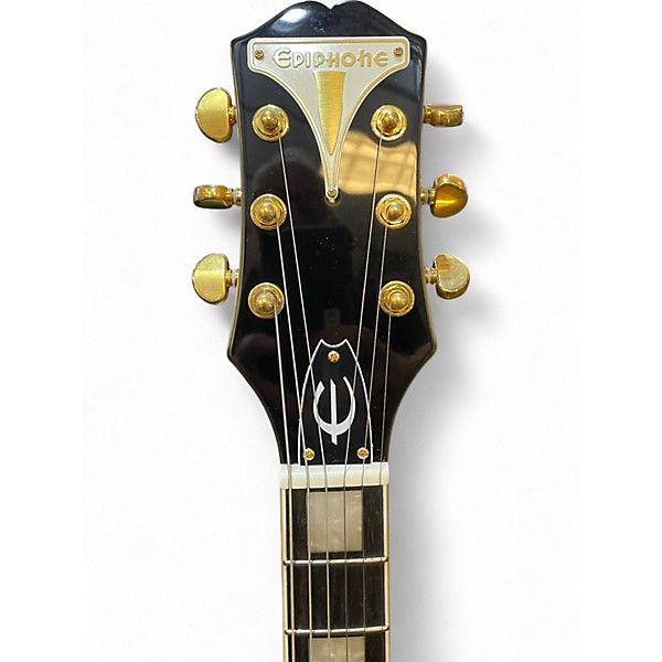 Used Epiphone UPTOWN KAT Red and Gold Hollow Body Electric Guitar