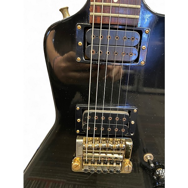 Vintage 1985 Gibson Explorer W/KAHLER Black Solid Body Electric Guitar