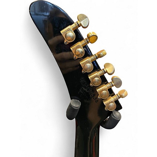 Vintage 1985 Gibson Explorer W/KAHLER Black Solid Body Electric Guitar