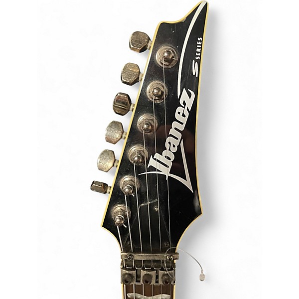 Used Ibanez s470dxqm RED QUILTED Solid Body Electric Guitar