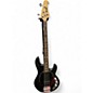 Used Sterling by Music Man Sub 4 Trans Black Electric Bass Guitar thumbnail