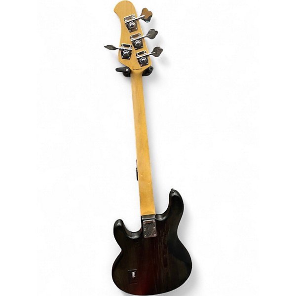 Used Sterling by Music Man Sub 4 Trans Black Electric Bass Guitar