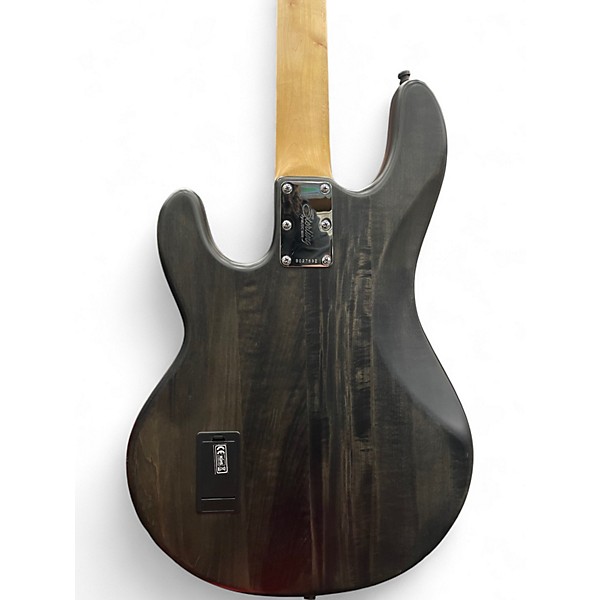 Used Sterling by Music Man Sub 4 Trans Black Electric Bass Guitar