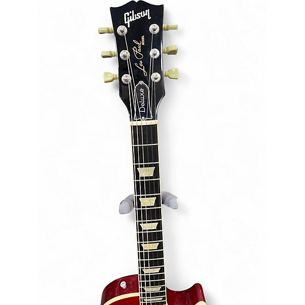 Used Gibson Les Paul Deluxe Tiger Eye Solid Body Electric Guitar