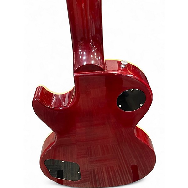 Used Gibson Les Paul Deluxe Tiger Eye Solid Body Electric Guitar