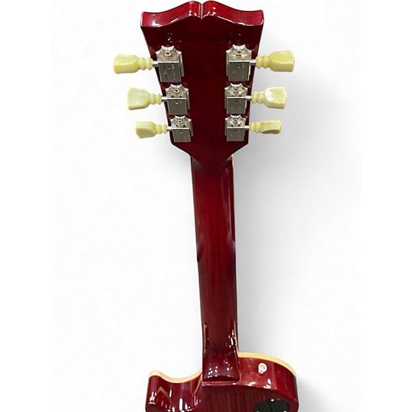 Used Gibson Les Paul Deluxe Tiger Eye Solid Body Electric Guitar