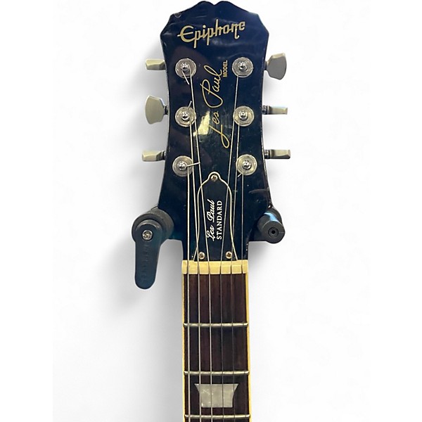 Used Epiphone Les Paul Standard Black Solid Body Electric Guitar