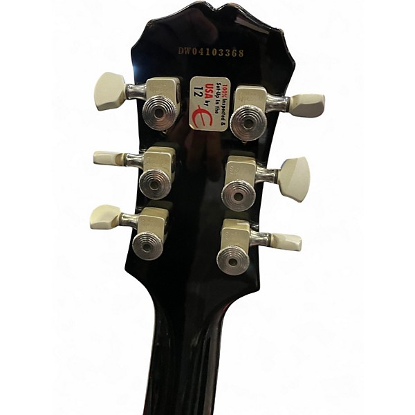 Used Epiphone Les Paul Standard Black Solid Body Electric Guitar