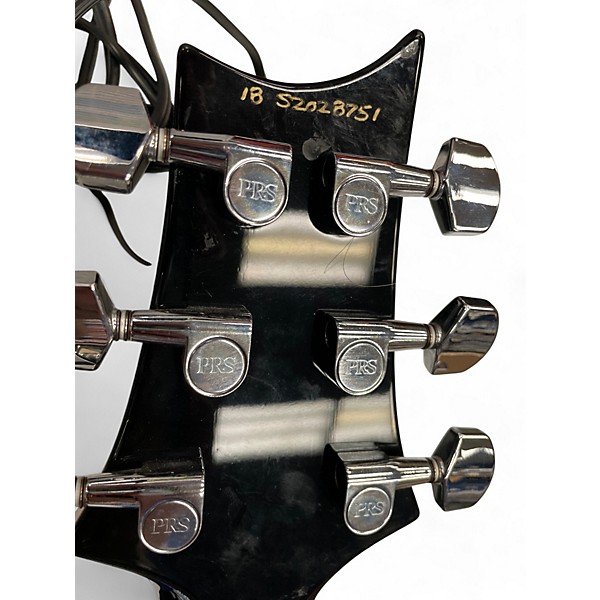 Used 2017 PRS Custom 24 Trans Charcoal Burst Solid Body Electric Guitar