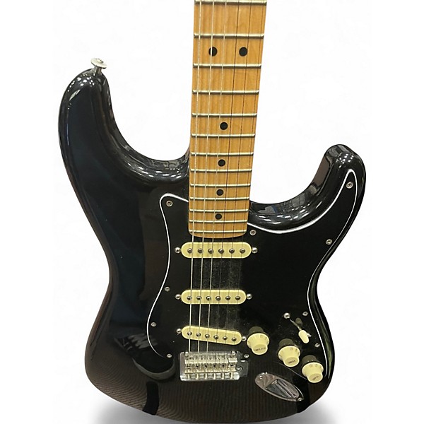 Used Fender Player Stratocaster Black Solid Body Electric Guitar