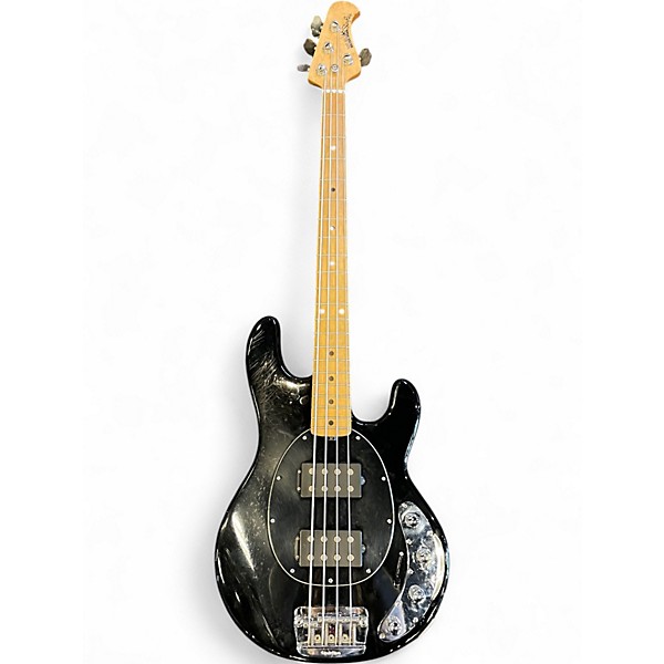 Used Ernie Ball Music Man Stingray HH 4 String Black Electric Bass Guitar