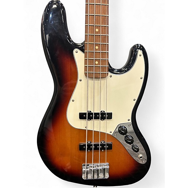 Used Fender Player Jazz Bass 3 Color Sunburst Electric Bass Guitar