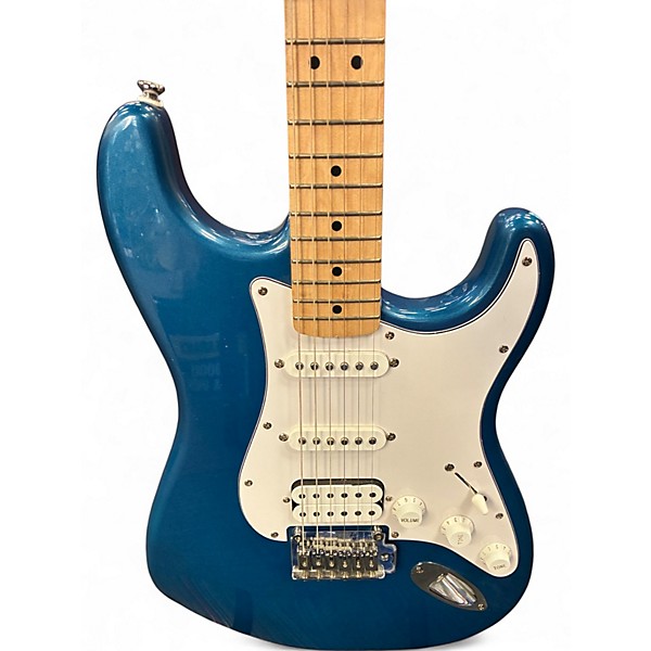 Used Squier Stratocaster HSS Blue Solid Body Electric Guitar