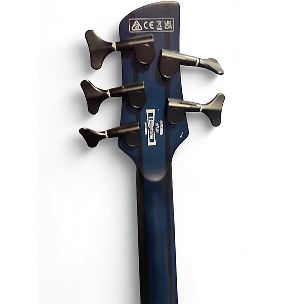 Used Ibanez SRD905 Blue Electric Bass Guitar