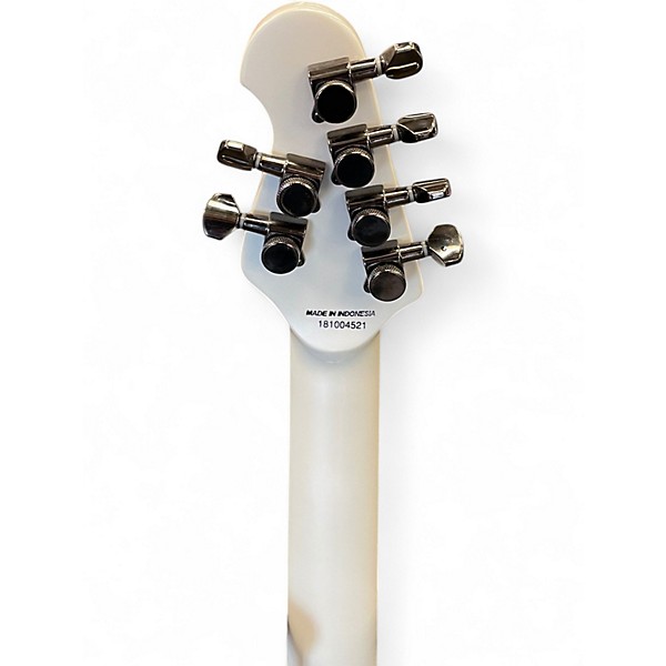 Used Sterling by Music Man John Petrucci Signature Majesty 6 Pearl White Solid Body Electric Guitar